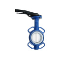 Wafer type with PTFE seat butterfly valve